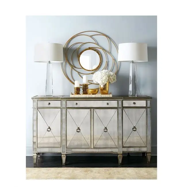 Hot Sell Decorative Mirrored Chest Of Drawers Sale