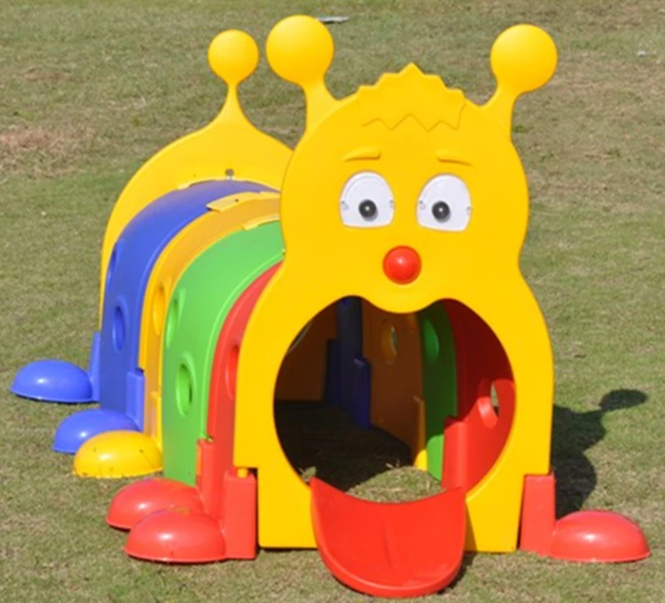 2016 hot sale!lovely Worm style kids play tunnel kids plastic tunnels for kids climbing tunnelQX-160E