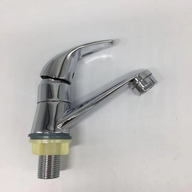 New Design Deck Mounted Single Handle Brass Wash Basin Faucet for Bathroom