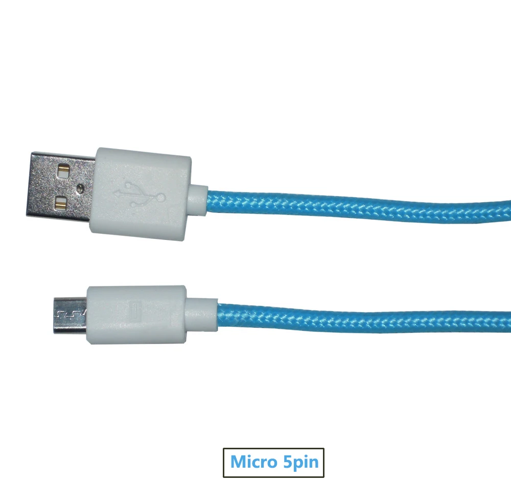 Nylon braided usb cable with micro usb output hot sale in usa