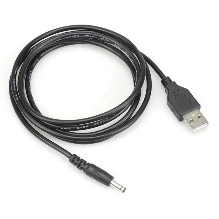 USB 2.0 A Male to 3.5mm DC Power Cord usb to DC 35135 power charging cable