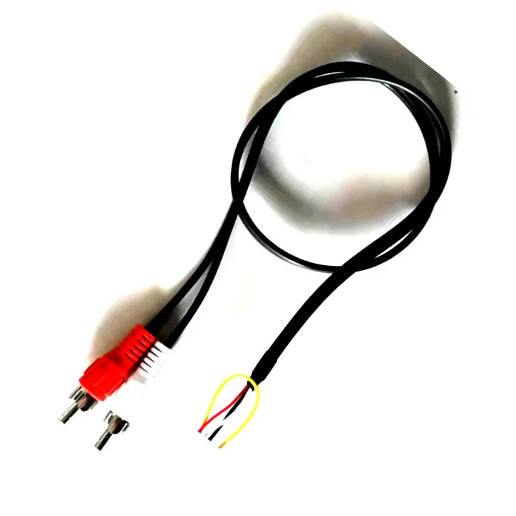 RCA SOCKET TO  PH2.0-8P AV video signal input output cable conversion connection plate lead processing