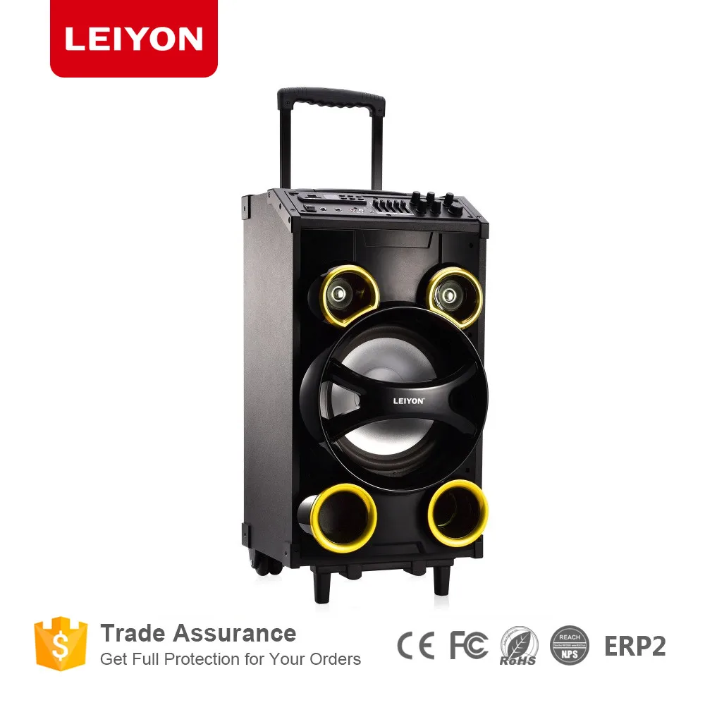 120W Bluetooth speaker with Rechargeable battery, SD,USB, FM Radio, Remote Control