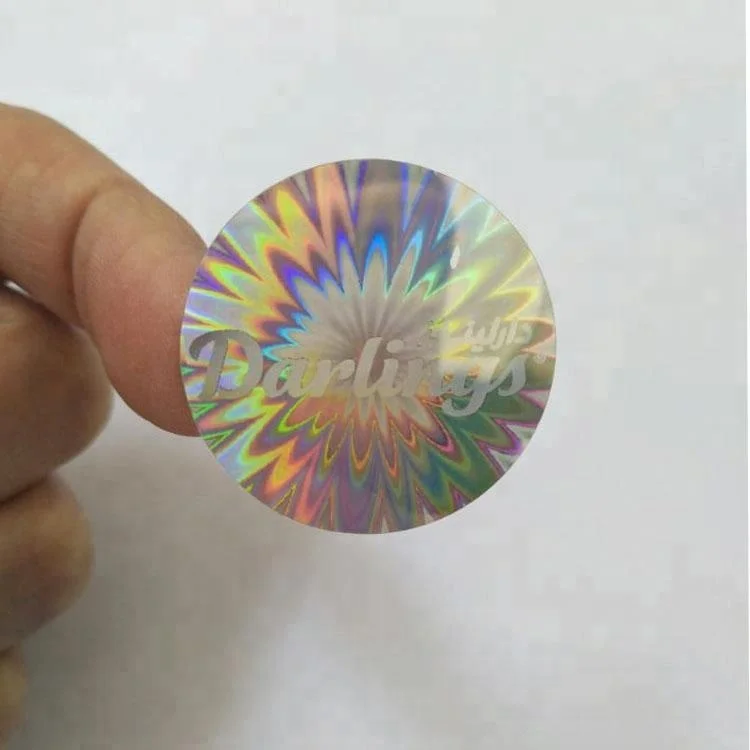 
3D security transparent hologram sticker,hologram clear label 