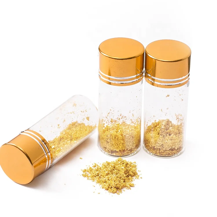 
High quality 24k gold leaf flakes cosmetics for face cream 