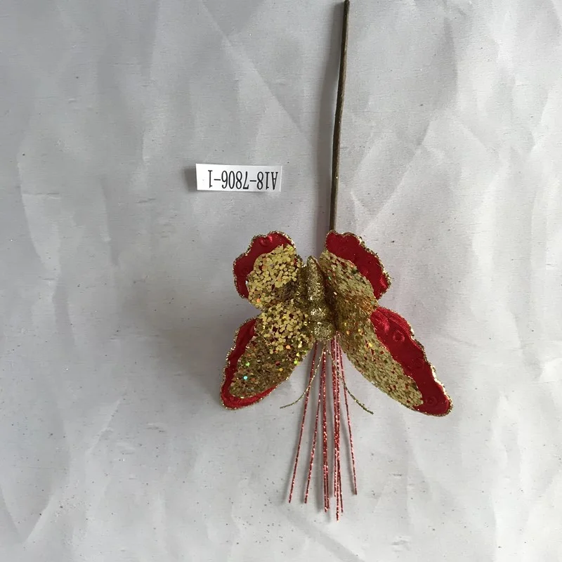 handmade artificial butterfly for Christmas