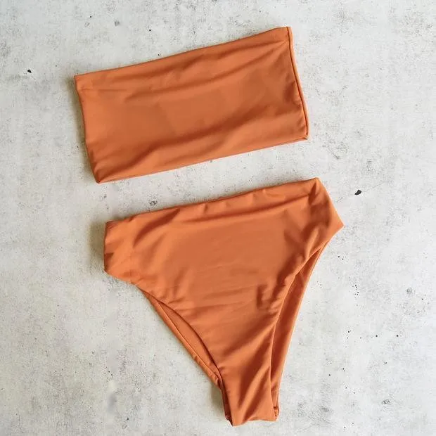 Wholesale Custom Beachwear Rasta 2 Piece Swimsuit Swimwear Bikini Set and Jamaica Swimwear Thong Bikini Set