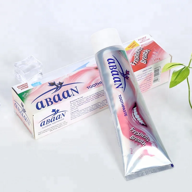 abaan fluoride toothpaste with toothbrush 175G