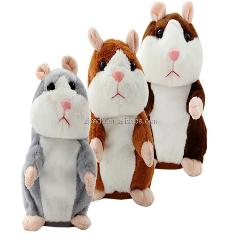 Cute Walking Repeat Talking X Dancing Hamster / Plush Hamster Toy / Plush Speaking Nodding Hamster Animal Toy For Kid