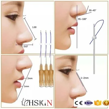 2022 hilos pdo dermaprime fio pdo cog molding nose lift pdo thread 19G 38mm 50mm