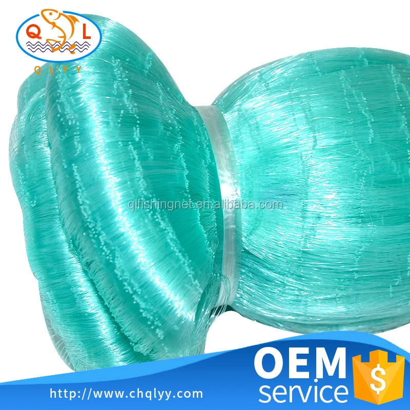 China manufacturers wholesale double knot nylon monofilament fishing net on sale