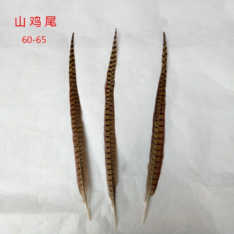 China factory wholesale 60-65cm natural colour pheasant feather