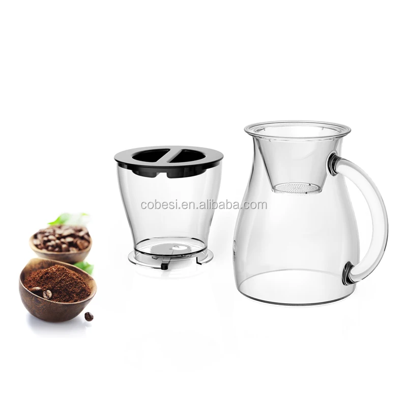1.4L Hand Made Quick Glass Cold Brew Coffee Maker For Espresso