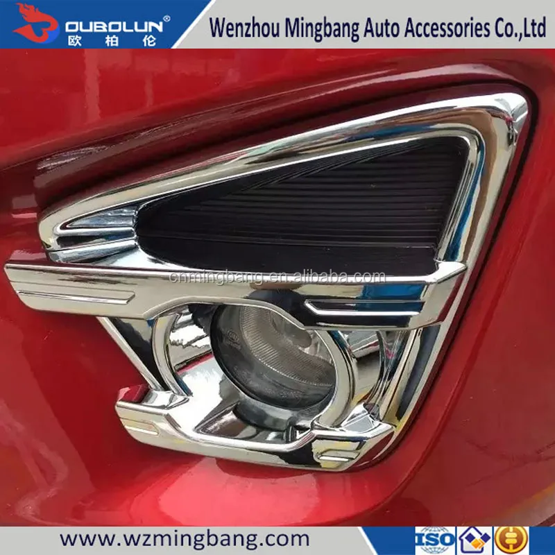 ABS Auto Parts Front Head Fog Light Lamp Eyebrow Cover Trim Exterior Accessories Body Kits For Mazda CX-5 2015