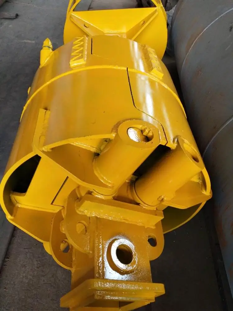 Butterfly bucket with cutting teeth two body open bucket