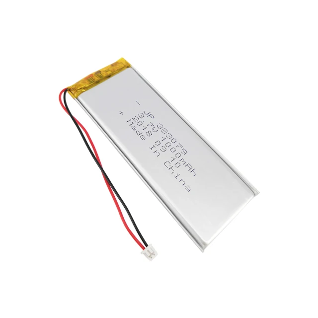 lithium polymer battery rechargeable 3.7v li ion battery 383079 1000mah batteries