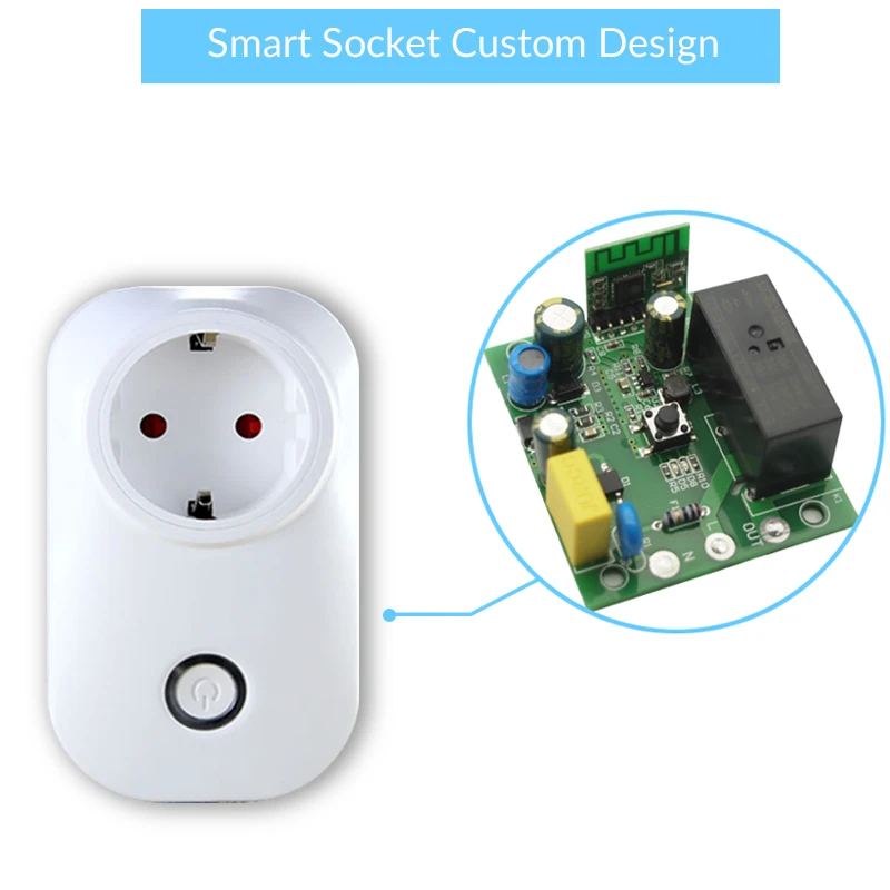Топ продаж ЕС итальянский Wi-Fi Smart Plug умная розетка для системы домашней автоматизации
