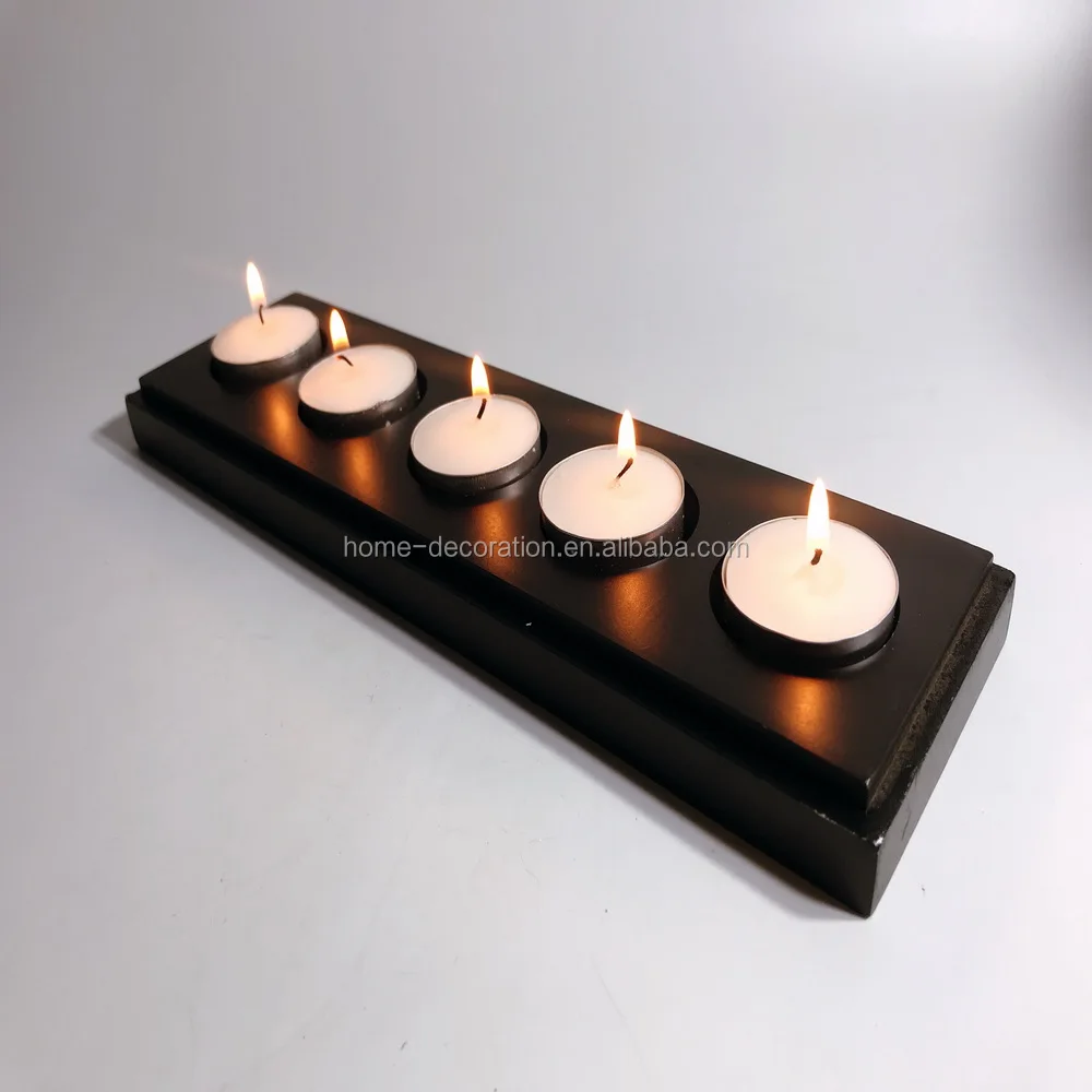 5 infinity glass cube mood light with wooden base