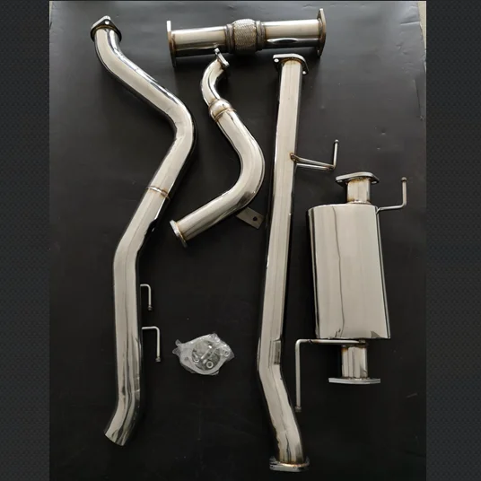 For isuzu Dmax 3L 2012 3 inch exhaust catback systerm for Dmax 3L exhaust pipe catback