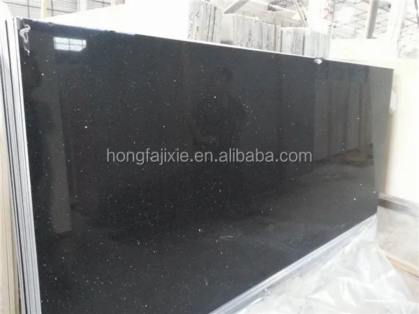 factory price high quality of crystal composite quartz stone slabs crystal sparkle black star silestone engineered quartz