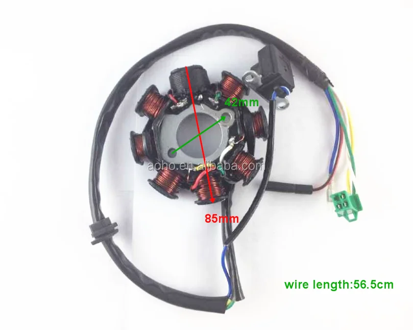 
Heavier and higher output Stator GY6-125-8 125cc-150cc Scooter 