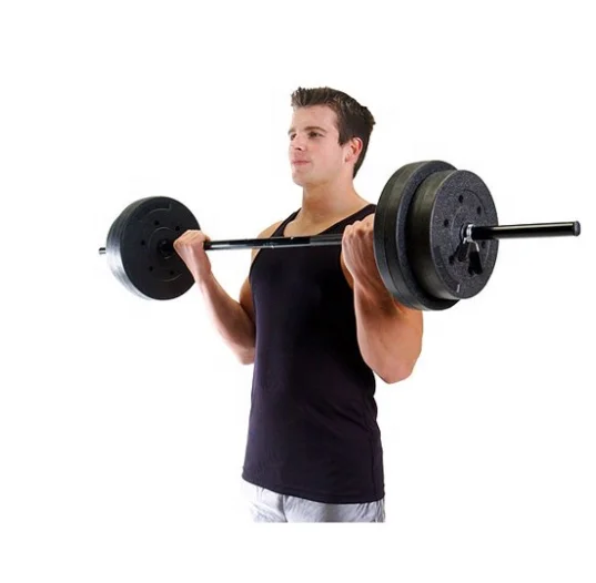 Custom 10kg 20kg gym adjustable weight dumbbell and barbell set