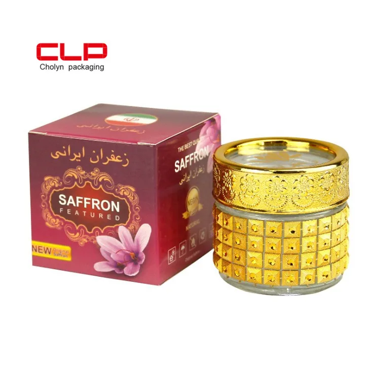 CLP Customized Hot Sale Cardboard Tea and Saffron Packaging Paper Box