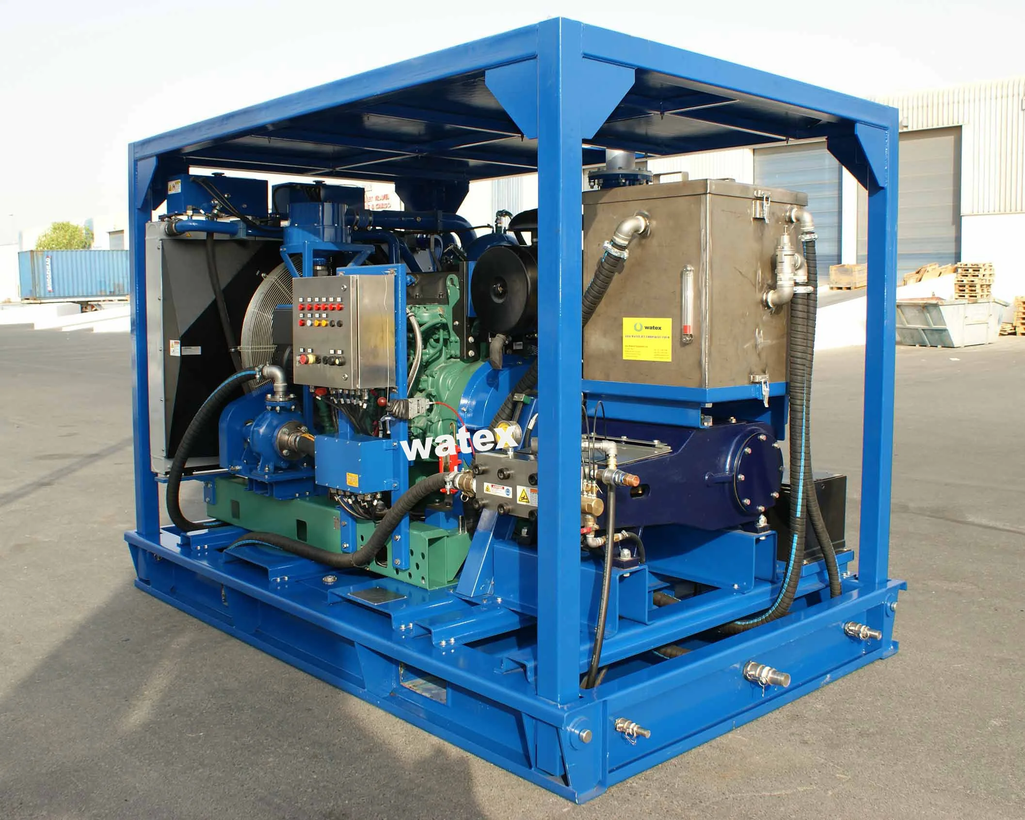 surface rust removal high pressure water blasting cleaning machine hydro jetting rust paint concrete pipe tube tank