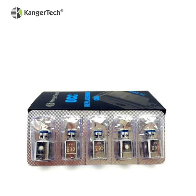 
Kangertech OCC Bottom Vertical Coil with Organic Cotton Replaceable OCC Ni200 Nickel 0.15 ohm Replacement Coil 