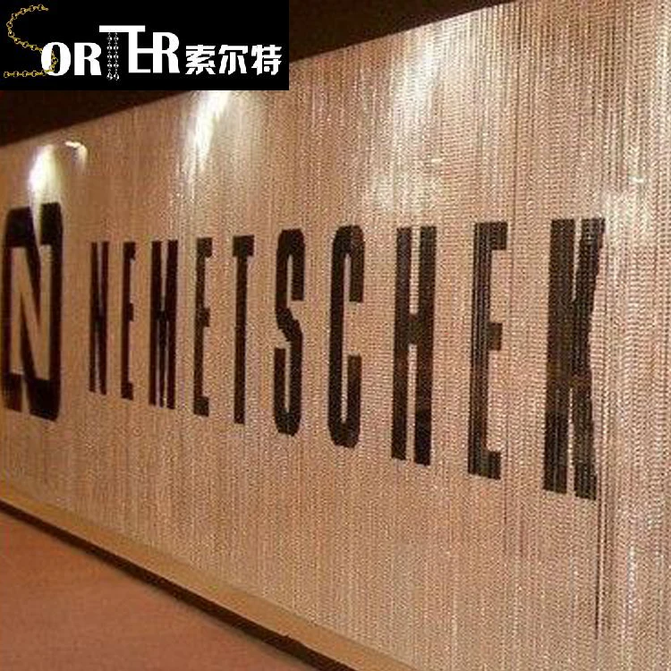 luxurious decorative metal restaurant room divider