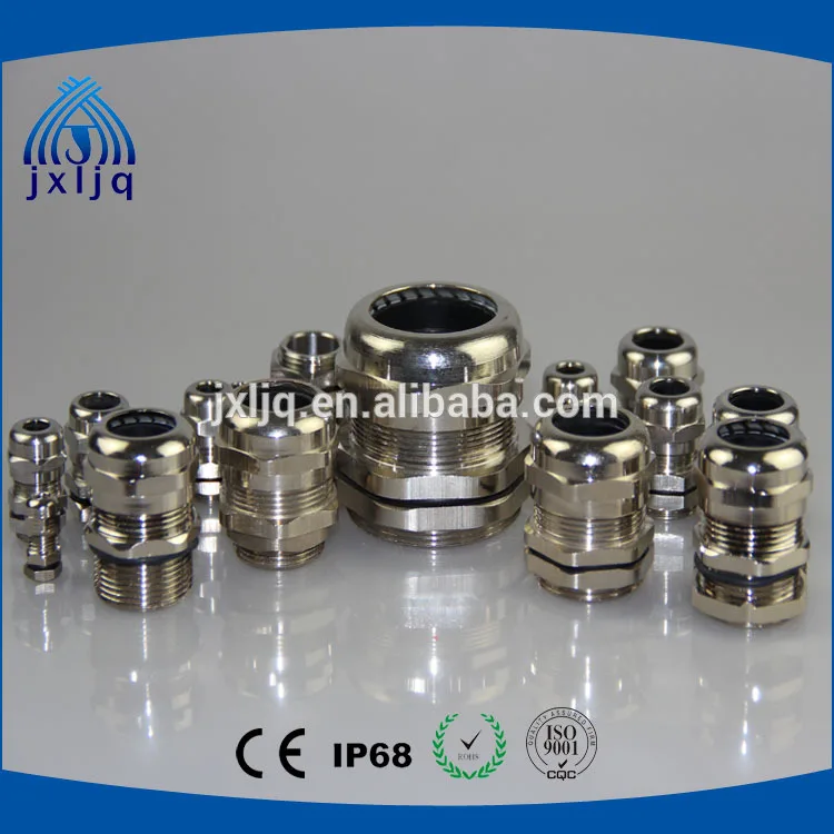 Waterproof metal cable gland IP68