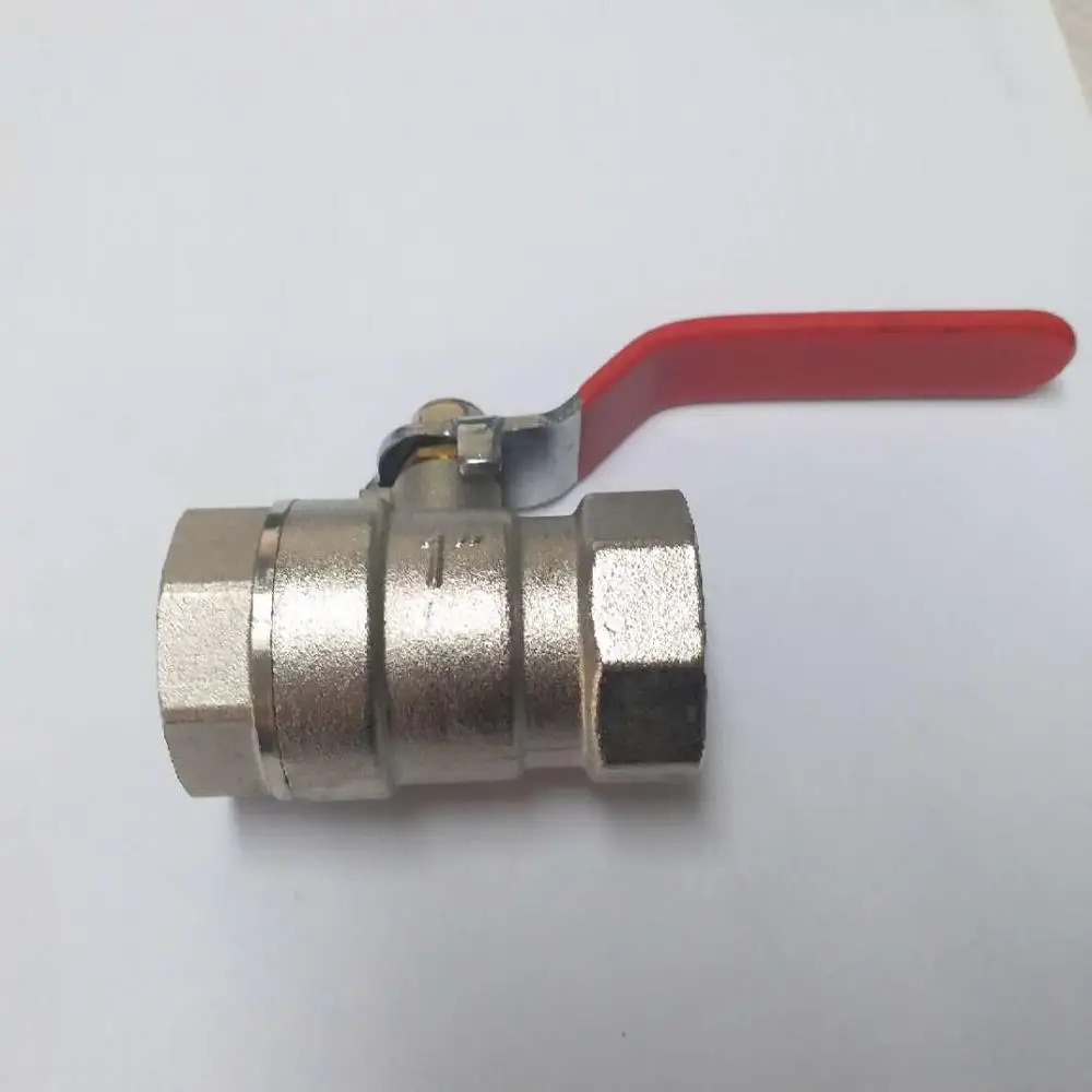 High quality  female thread Brass Ball Valve  for water and gas systems with long handle