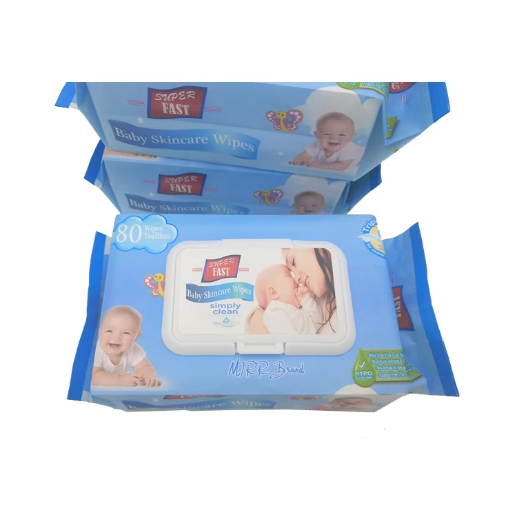 Biodegradable Disposable wipes Flushable Bamboo Baby Wipes