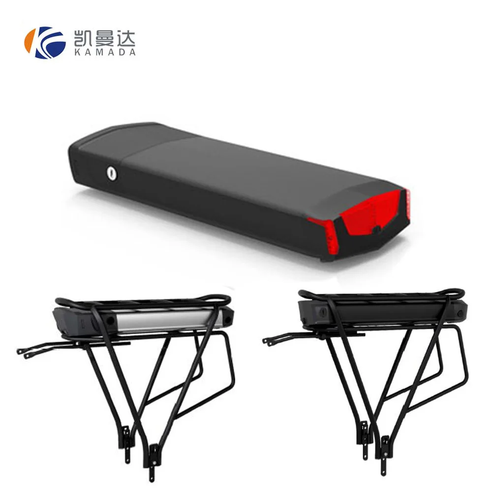 lithium ion battery 48v 14ah 11.6ah rear rack type luggage battery 48v 14ah 11.6ah
