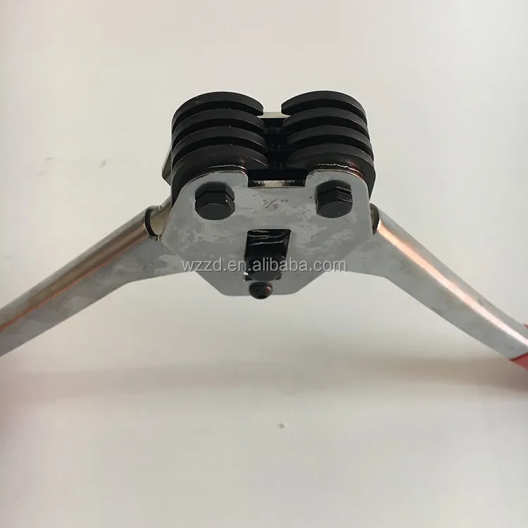 Brick packaging transportation polyester band crimping tool