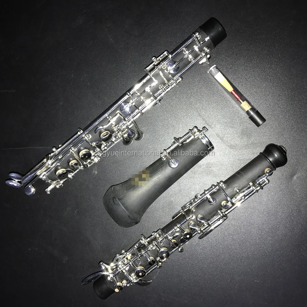 silver plated key wood composite body oboe