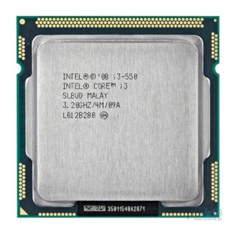 For used pull clean Intel CPU Processor i3-550 4M Cache, 3.2 GHz LGA1156
