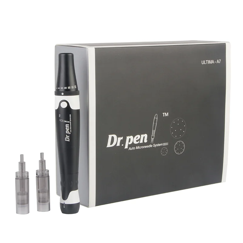  2019 новейшая беспроводная ручка Derma Dr Pen мощная А7 микроиголка Dermapen Meso перезаряжаемая