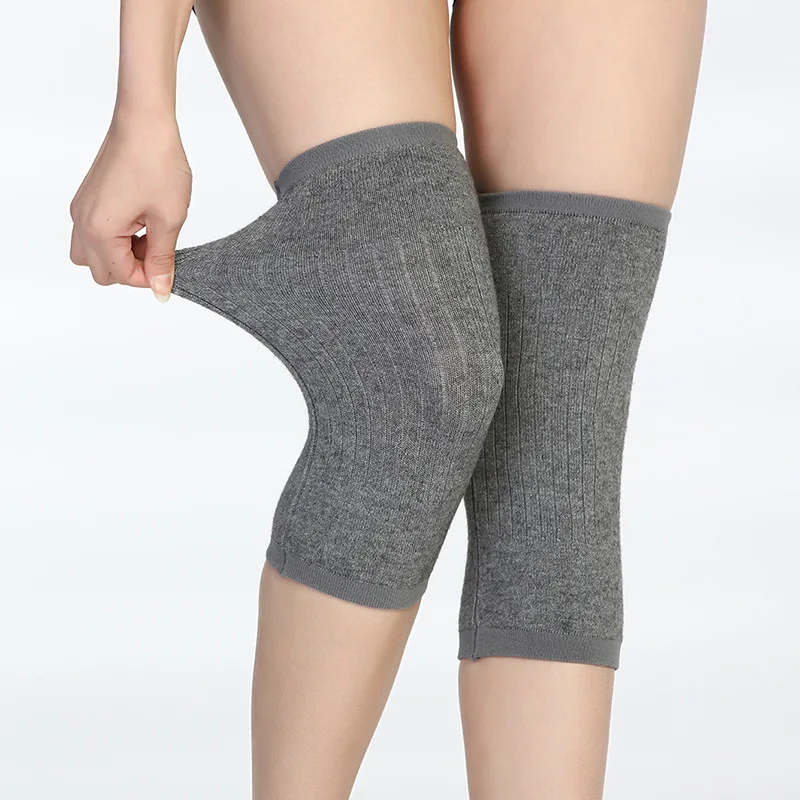China supplier wholesale wool elastic warm Knee Compression brace Leg Sleeve
