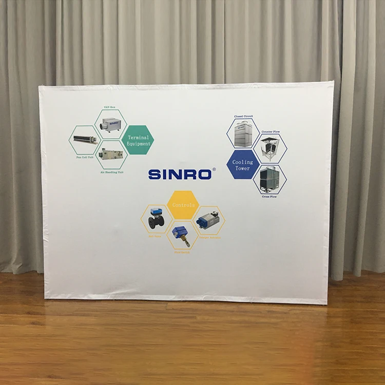 Spot Goods Tension Fabric Display System for Trade Shows Logo Pop Up Banner Stands Tension Fabric 8ft 10ft 20ft Show