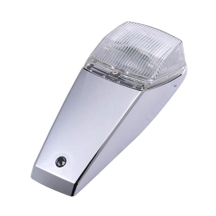 10 3/4 x 4 Inch Amber Square 42 LEDs Cab Lamp Marker Signal Tail Light Truck Trailer