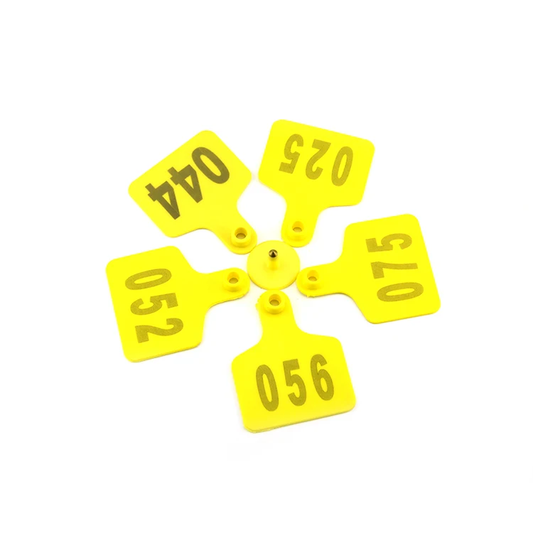 Livestock Tracking Management RFID UHF M4QT Chip Cow Ear Tag