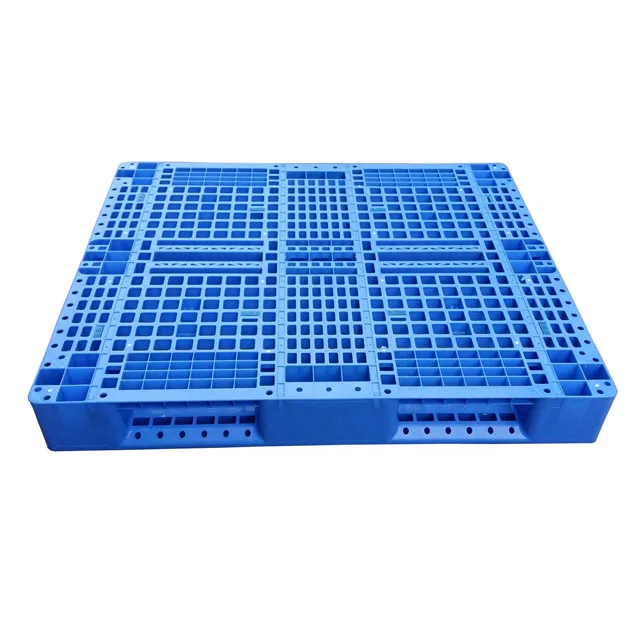 1200*1000 virgin HDPE material steel reinforced racking 1 ton giant plastic mesh EPAL pallet for logistic