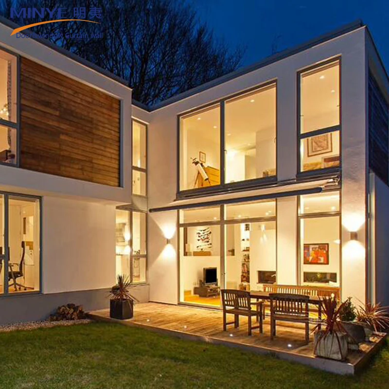 Exterior aluminum sliding door glass door system large sliding doors