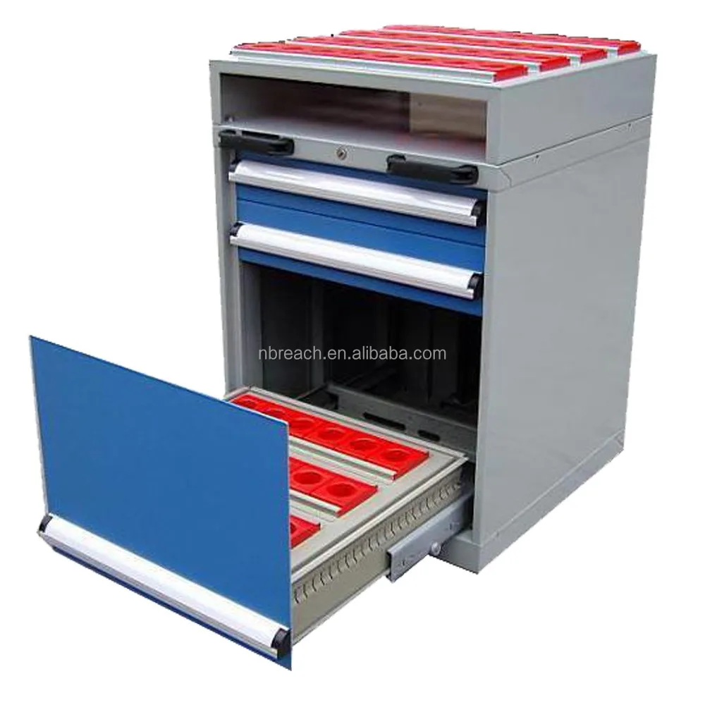 BT40 61 Position Mobile CNC Tool Holder Cabinet Combination Cabinet
