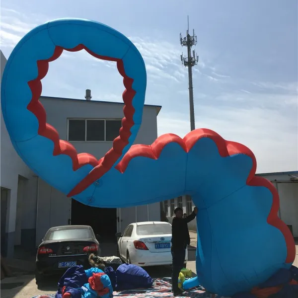 Гигантская надувная щупальца осьминога CAIXIN под заказ для украшения зданий на открытом воздухе