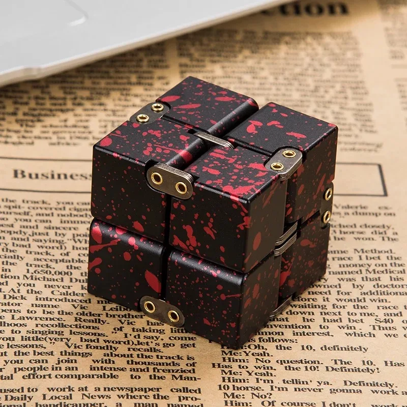 
New Version High Quality Fidget Hand Desk Toys Infinity Magic Cube with Exclusive Case 