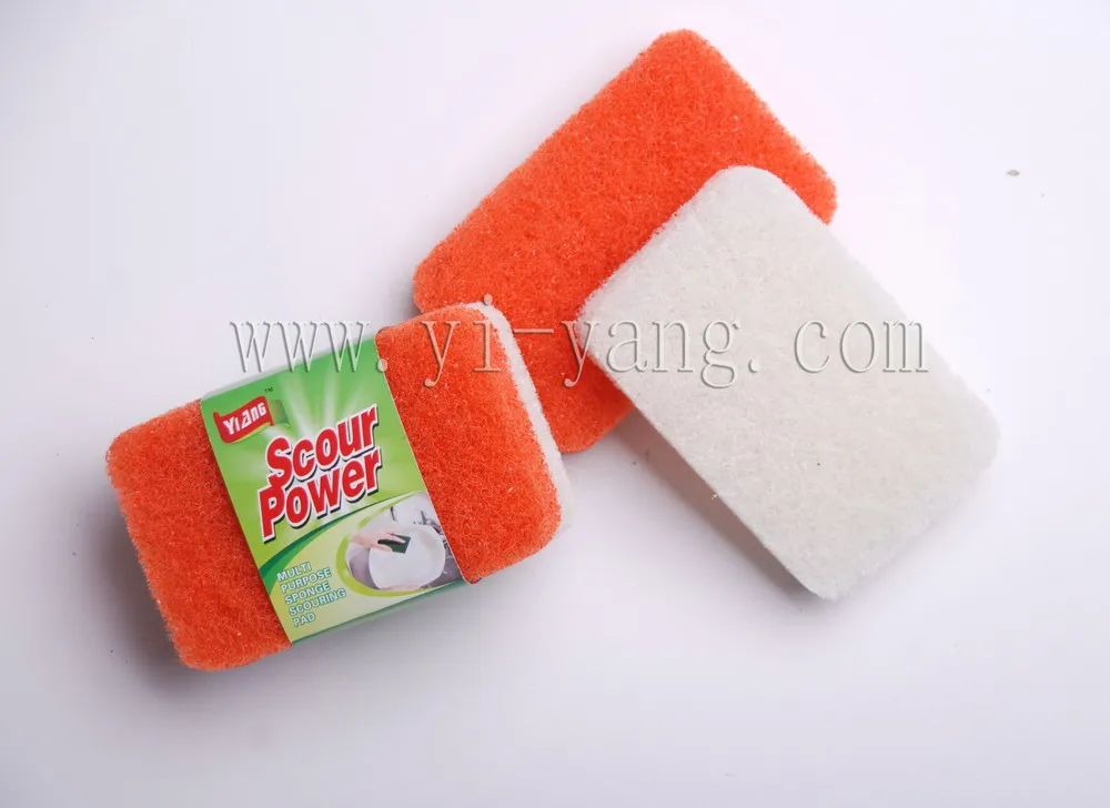 Customized Wholesale Eco Friendly Sponges Kitchen Nylon Scrubber Sponges Scouring Pads