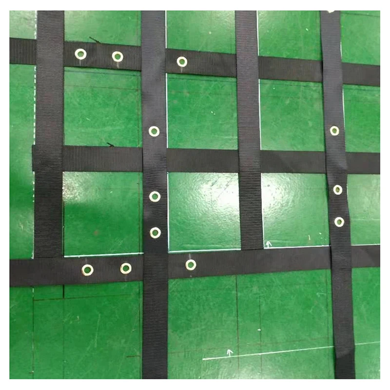 High quality durable webbing climbing cargo net with eyelets