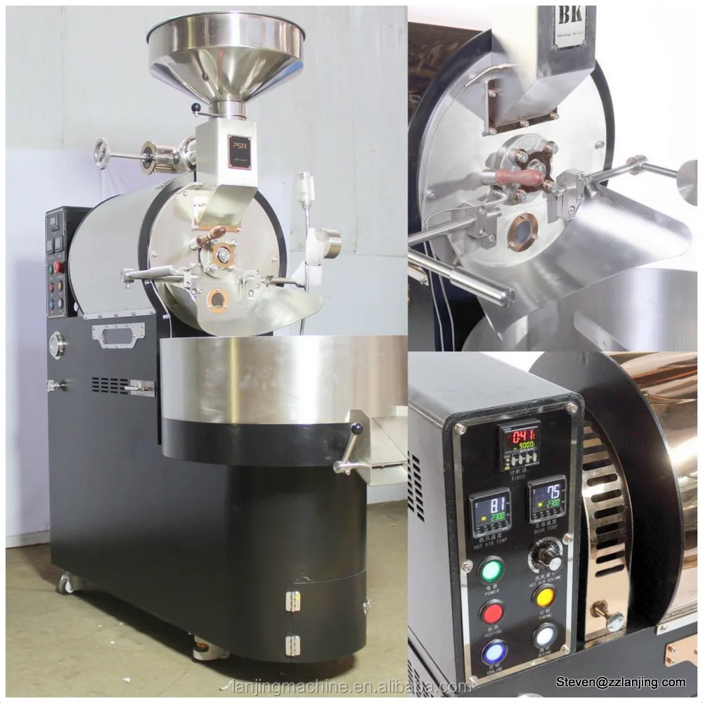 food grade gas heating 7 pound coffee roaster rotate drum coffee roasters max roasting 3.5kg green bean for sale